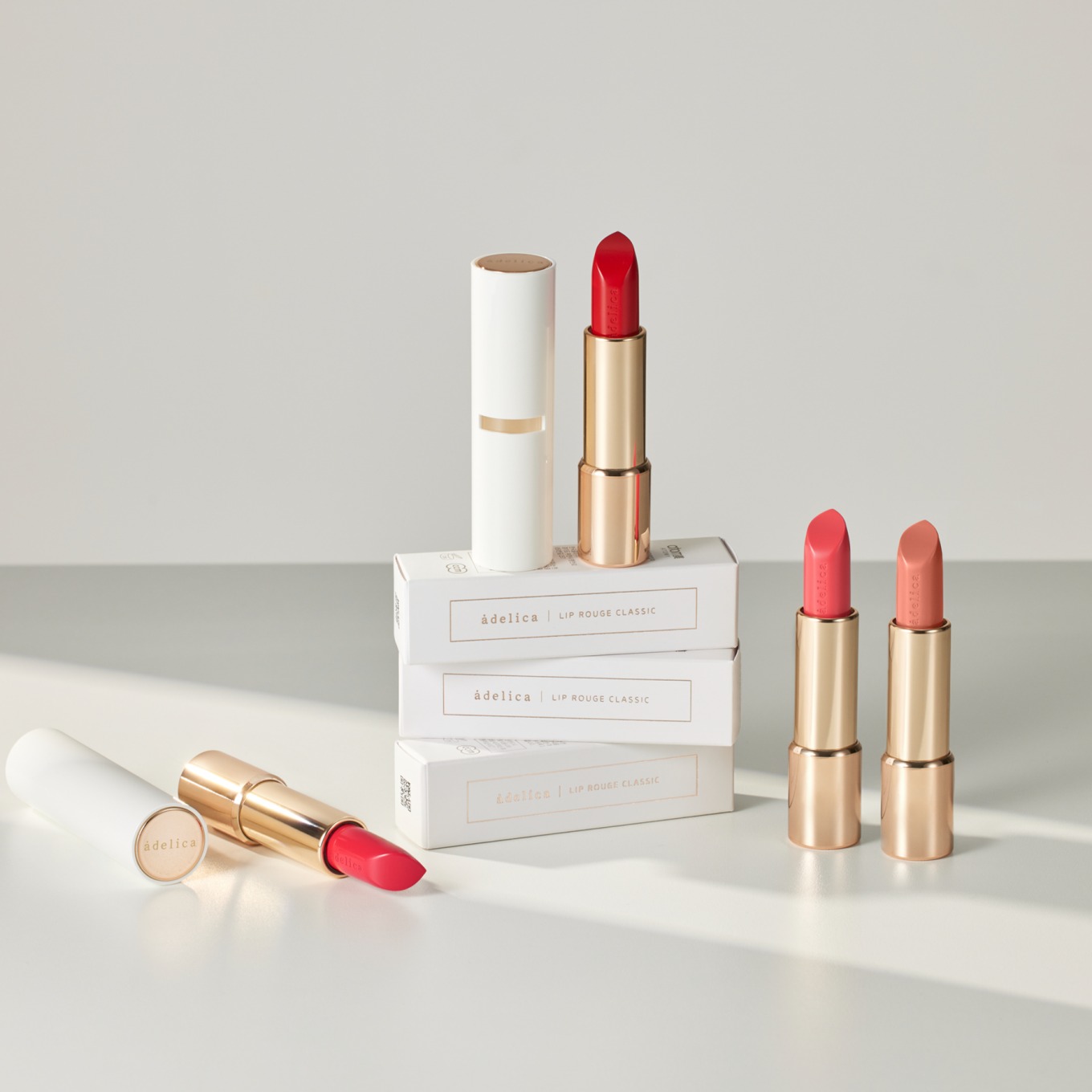 Аделика Помада для губ Классик (Розовый Лепесток) Атоми