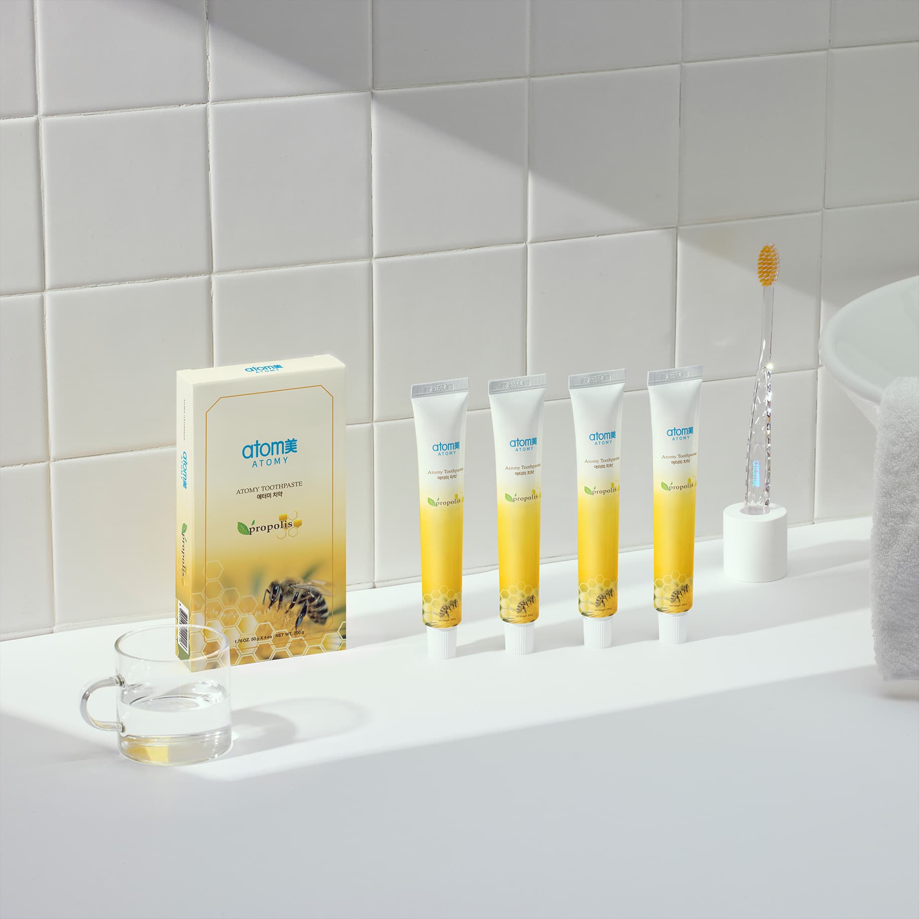 Зубная Паста Набор 4 шт Атоми