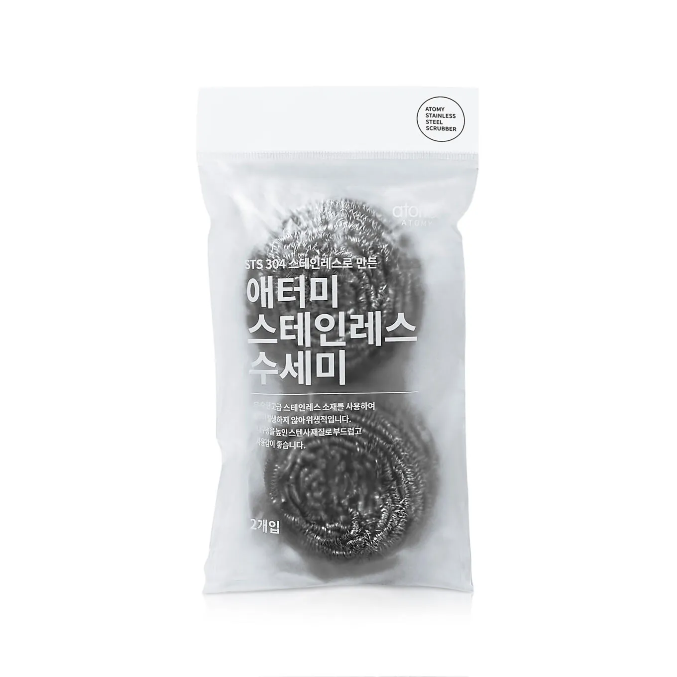 Губка из нержавеющей стали Атоми