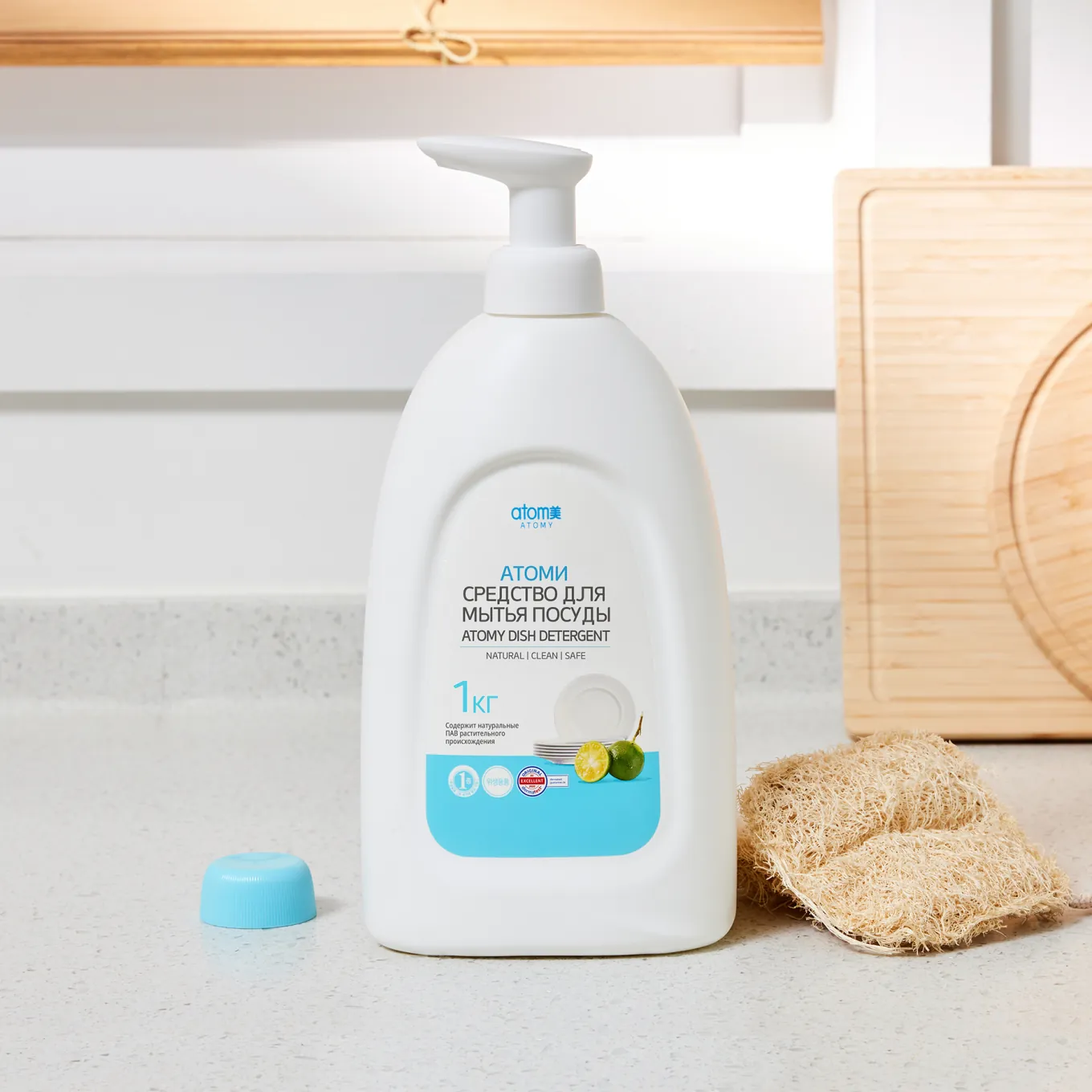 Средство для мытья посуды Атоми